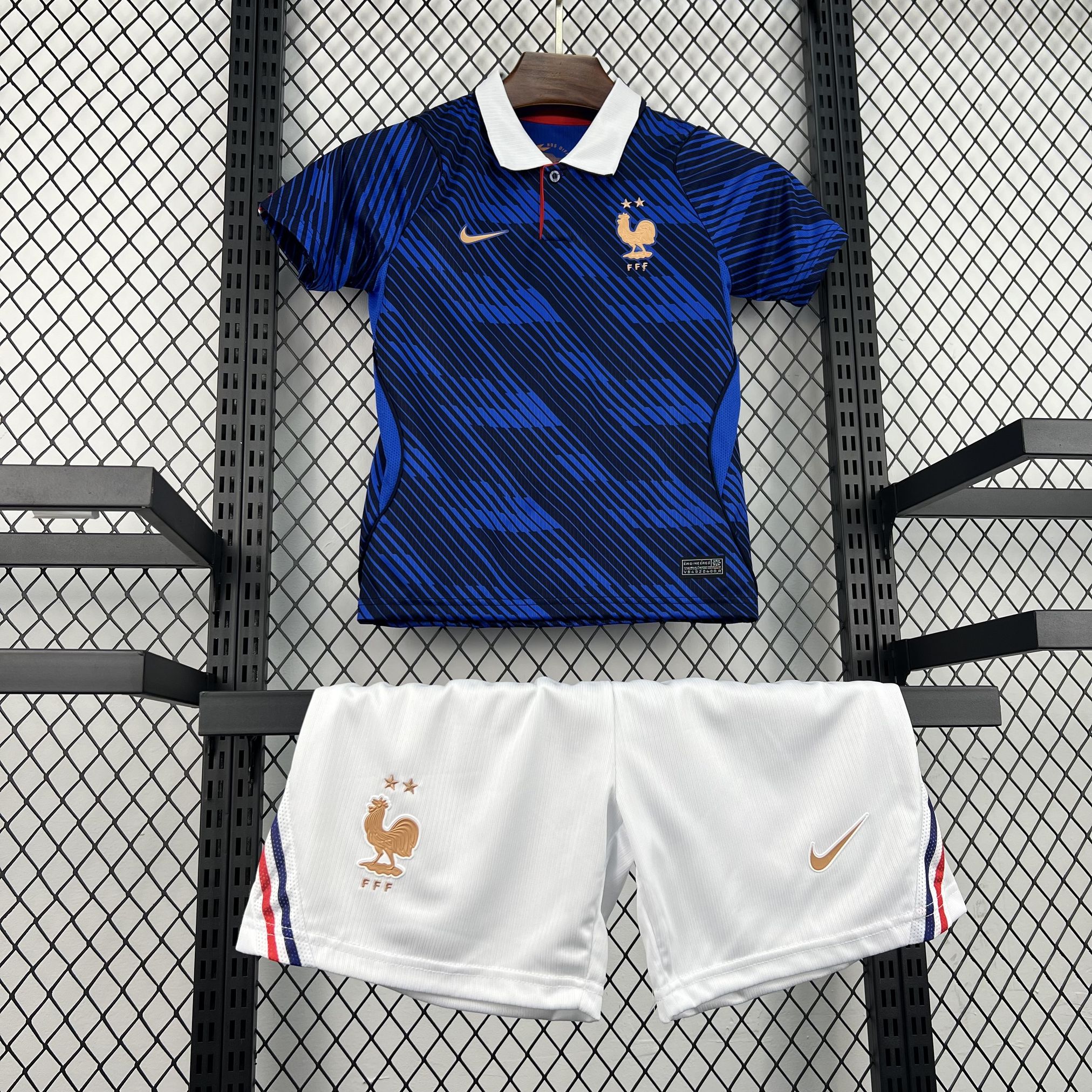 Conjunto infantil de Francia primera equipación 2026 - vista frontal