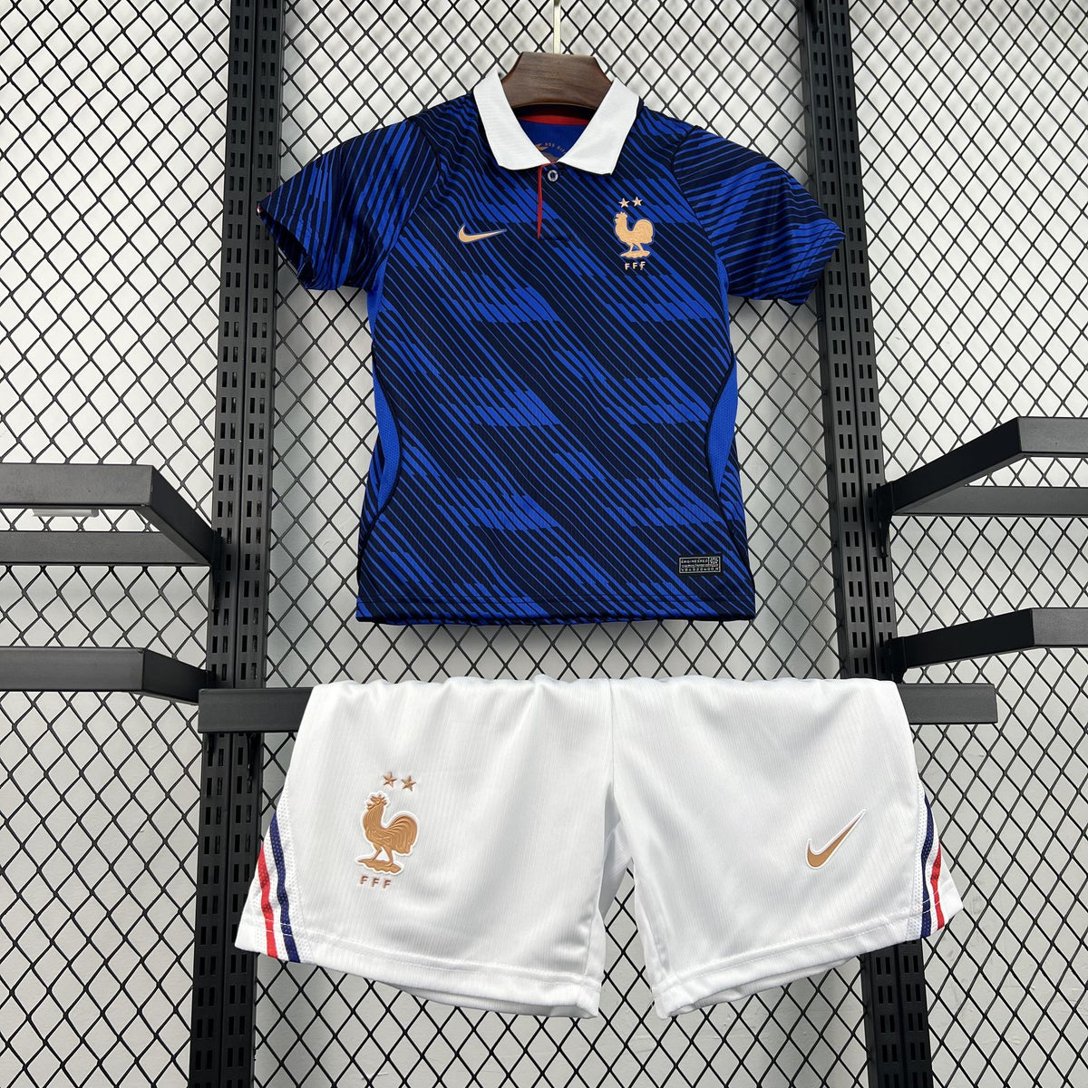 Conjunto infantil de Francia primera equipación 2026 - vista frontal