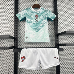 Conjunto infantil de Portugal segunda equipación 2026 - vista frontal