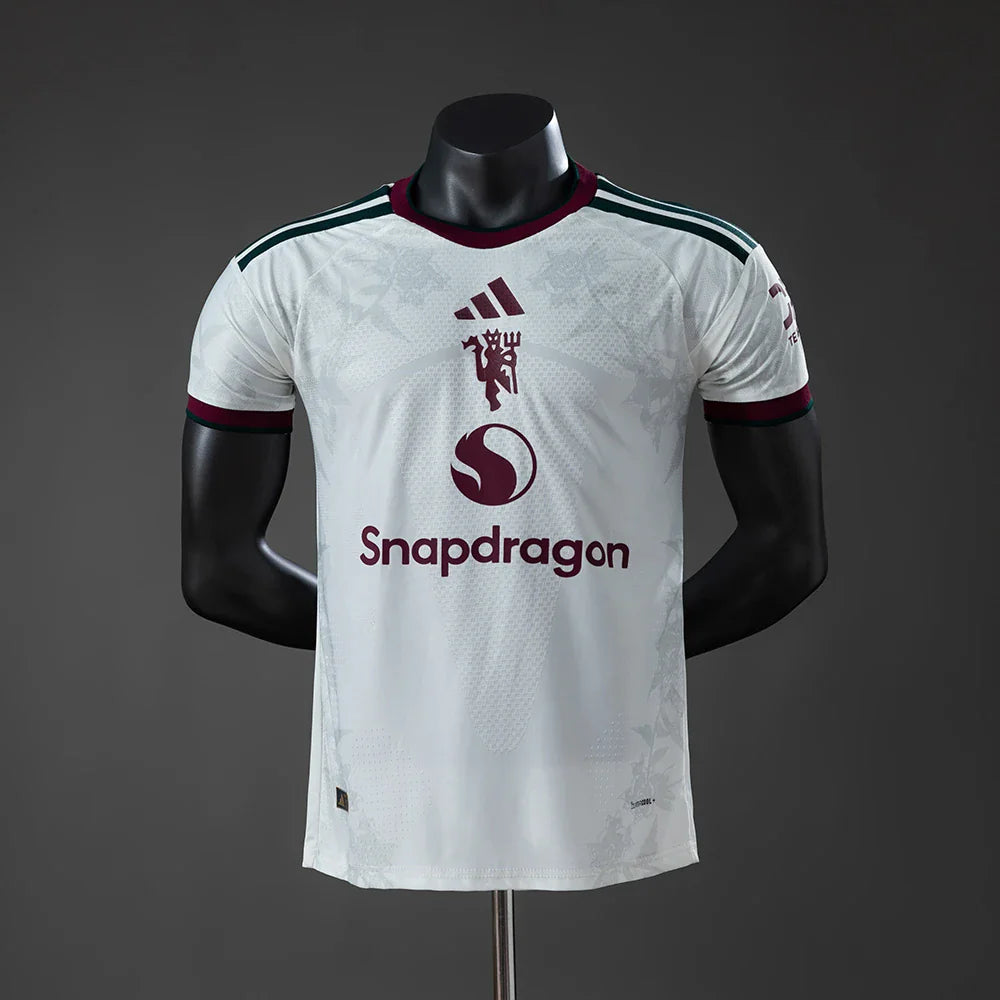 Camiseta Manchester United tercera equipación 26/27 versión jugador blanca - vista frontal