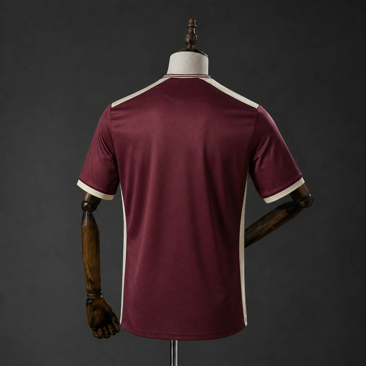 Camiseta Córdoba tercera equipación 26/27 granate y crema - vista trasera