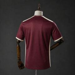 Camiseta Córdoba tercera equipación 26/27 granate y crema - vista trasera