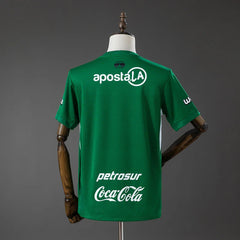 Camiseta del Club Olimpia tercera equipación 26/27 con los rótulos de patrocinio - vista trasera