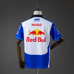 Polo de la escudería Racing Bulls 2026 con estampación en la espalda - vista trasera