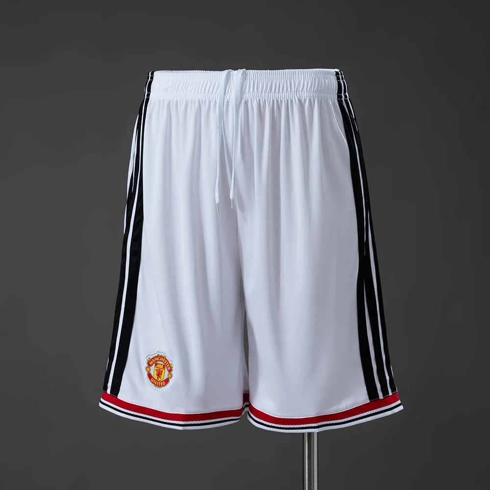 Pantalón corto Manchester United primera equipación 26/27 blanco - vista frontal