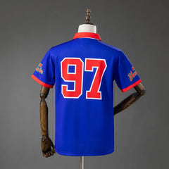 Polo de rugby Nueva Zelanda Warriors 2026 retro con dorsal 97 - vista trasera