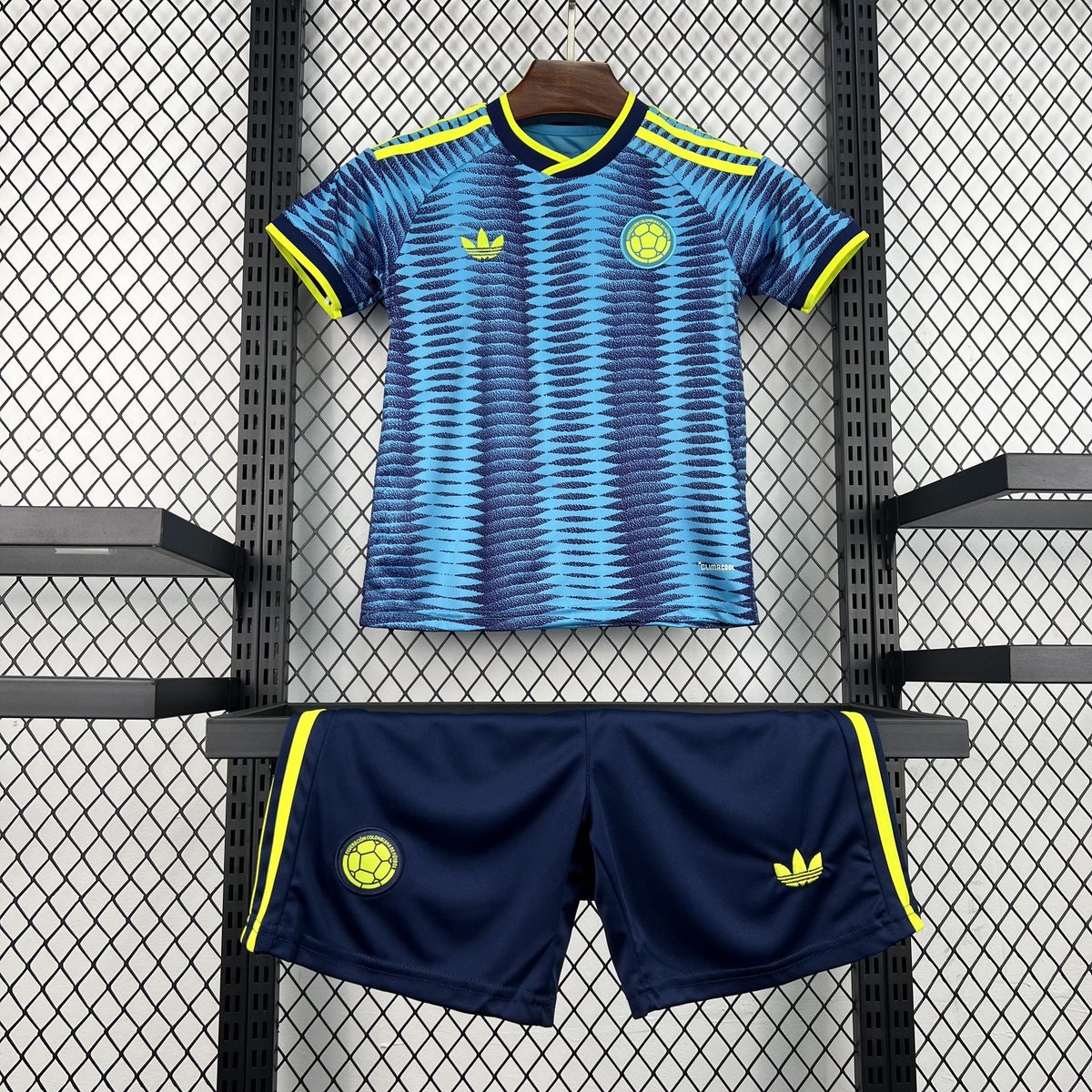 Conjunto infantil de Colombia segunda equipación 2026 - vista frontal