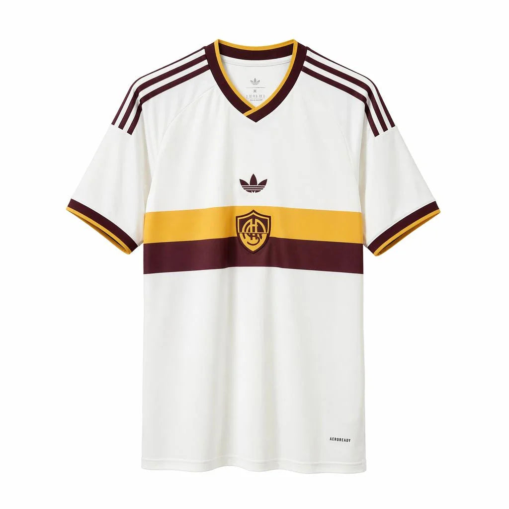 Camiseta AS Roma pre-partido 26/27 color crudo - vista frontal