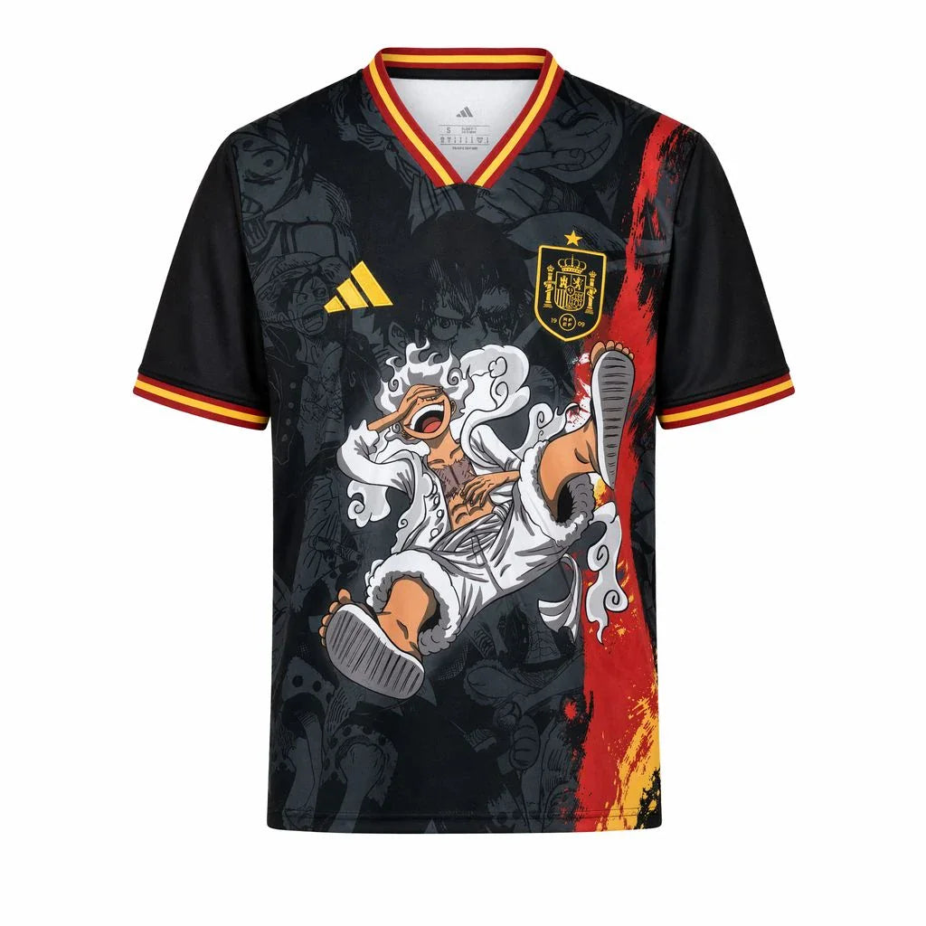 Camiseta España edición especial Mundial 2026 negra - vista frontal