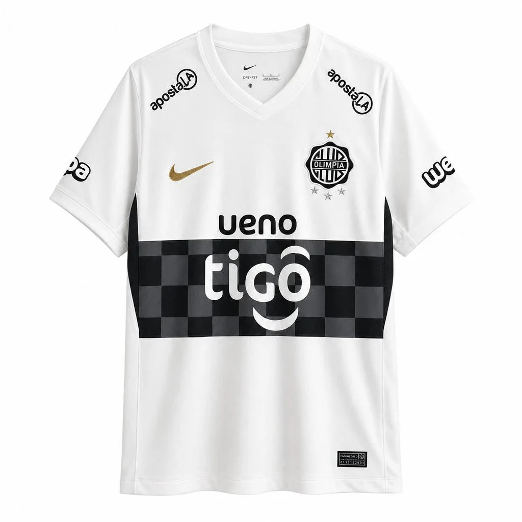 Camiseta Club Olimpia primera equipación 26/27 - vista frontal