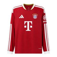 Camiseta roja de manga larga del Bayern Múnich primera equipación 26/27 - vista frontal