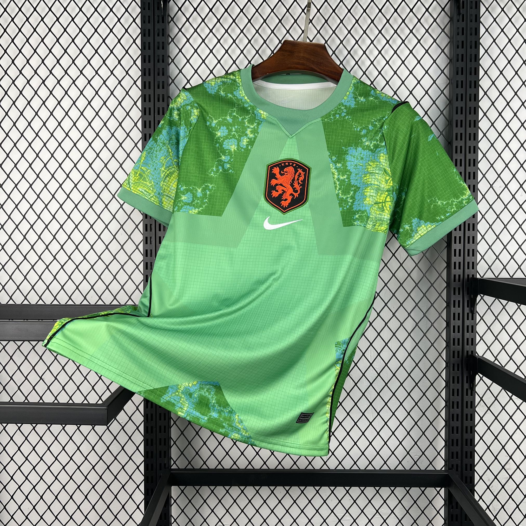 Camiseta de portero de Países Bajos Mundial 2026 en verde - vista frontal
