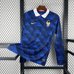 Camiseta Francia primera equipación 2026 manga larga azul - vista frontal