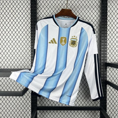 Camiseta Argentina Primera Equipación Mundial 2026 Manga Larga - vista frontal
