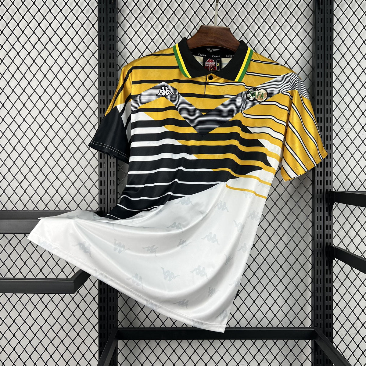Camiseta Sudáfrica 1998 tercera equipación retro - vista frontal