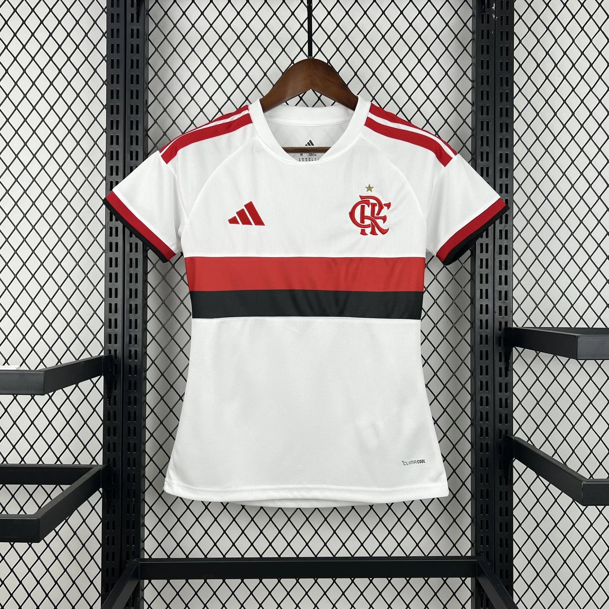 Camiseta Flamengo segunda equipación 26/27 mujer blanca - vista frontal