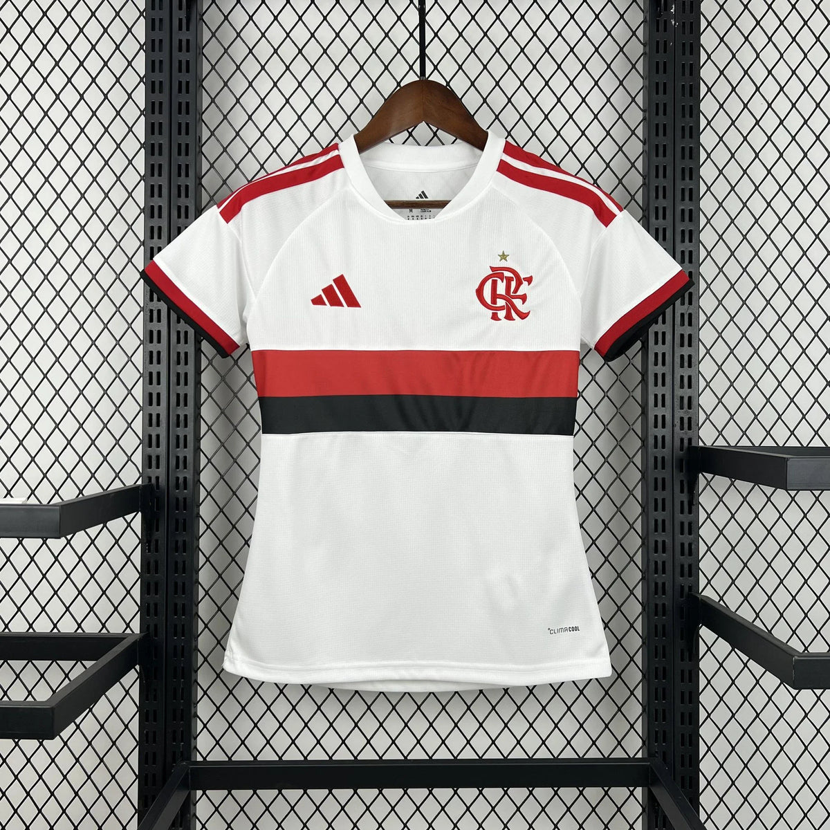 Camiseta Flamengo segunda equipación 26/27 mujer blanca - vista frontal