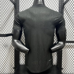 Camiseta de Noruega Mundial 2026 versión jugador en negro - vista trasera