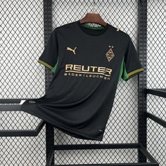 Camiseta negra del Borussia Mönchengladbach segunda equipación 26/27 - vista frontal