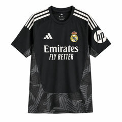 Camiseta de portero del Real Madrid 26/27 negra - vista frontal