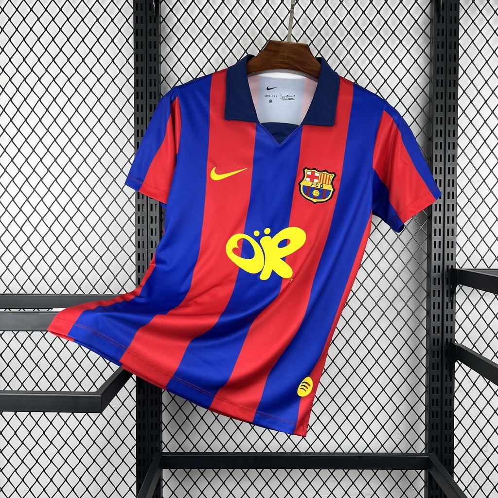Camiseta retro Barcelona edición especial mariposa 03/04 - vista frontal