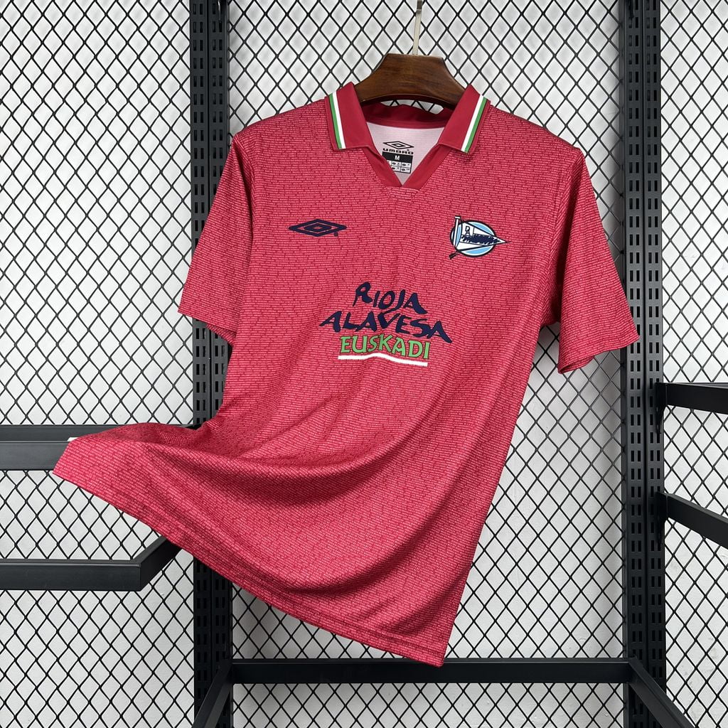 Camiseta retro Deportivo Alavés tercera equipación 02/03 - vista frontal