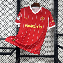 Camiseta Sporting de Gijón primera equipación 25/26 roja - vista frontal