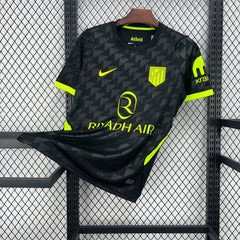 Camiseta negra del Atlético de Madrid segunda equipación 26/27 - vista frontal