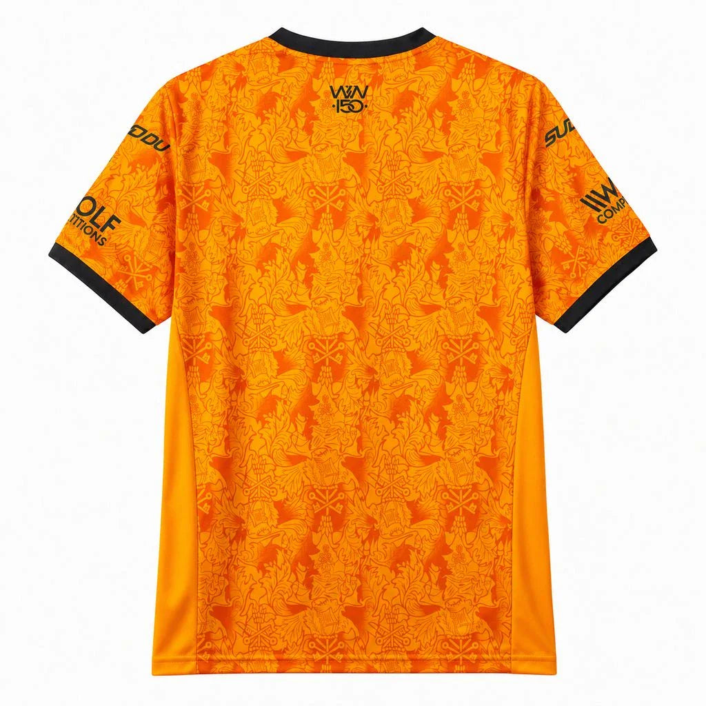Camiseta Wolverhampton primera equipación 26/27 naranja - vista trasera