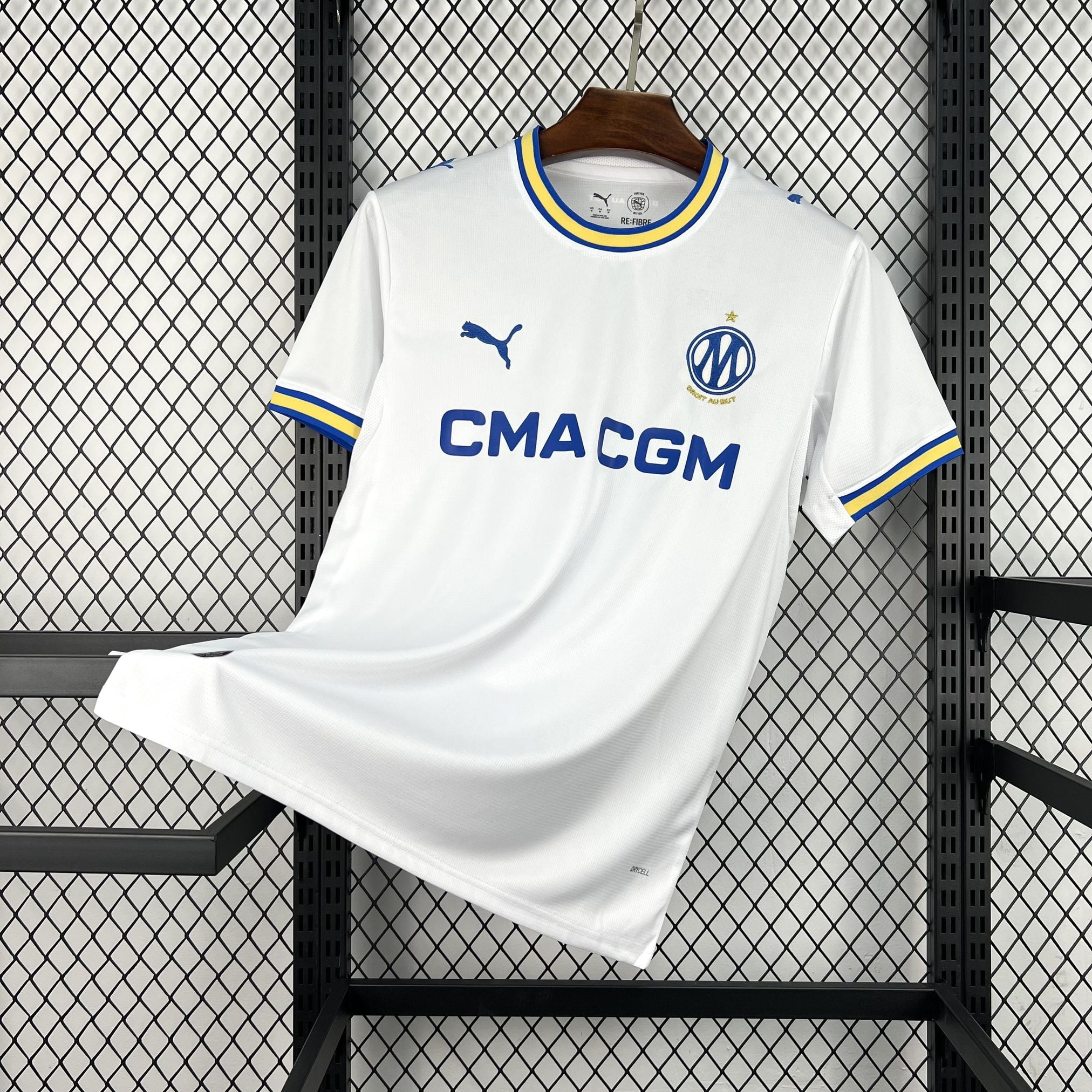 Camiseta del Olympique de Marsella 2026/27 en blanco - vista frontal