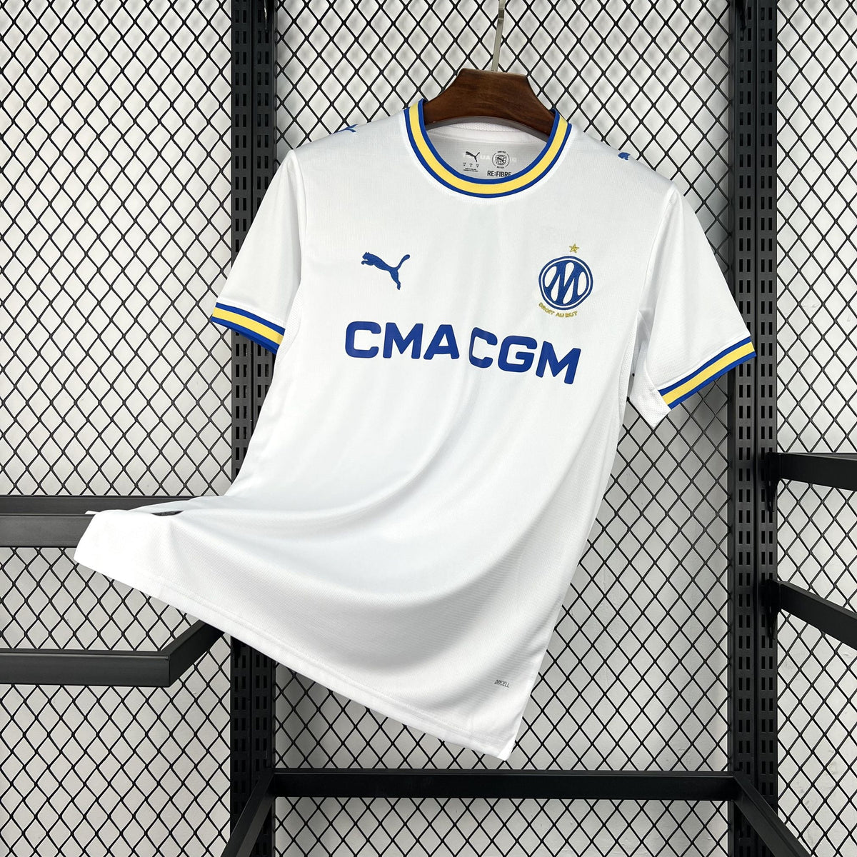 Camiseta del Olympique de Marsella 2026/27 en blanco - vista frontal