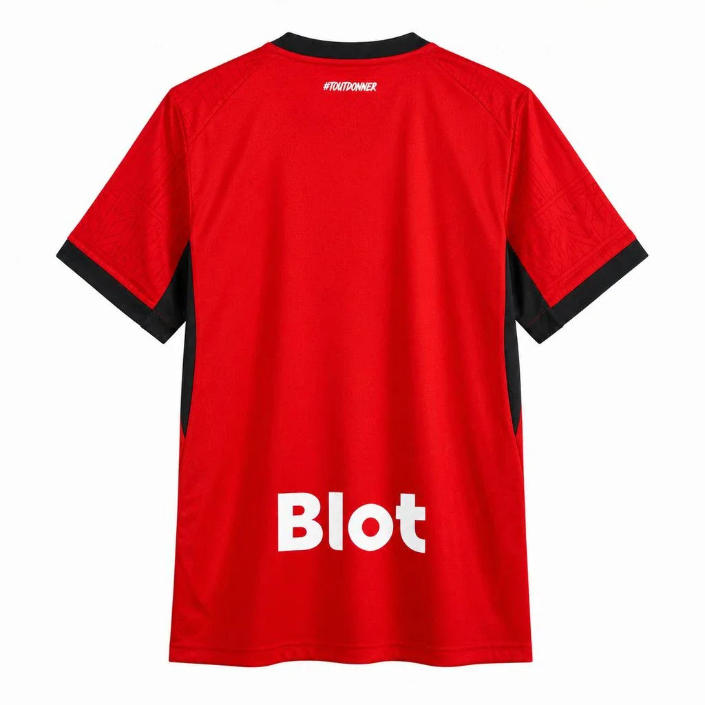 Camiseta Stade Rennais primera equipación 26/27 roja - vista trasera