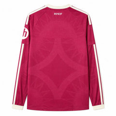 Camiseta Real Madrid tercera equipación 26/27 manga larga granate - vista trasera