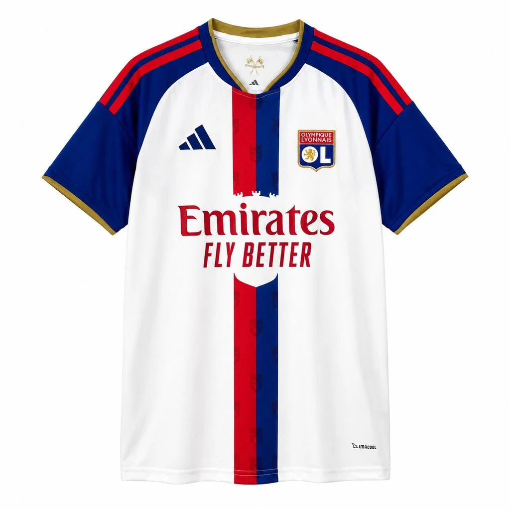 Camiseta Olympique Lyon primera equipación 26/27 blanca - vista frontal