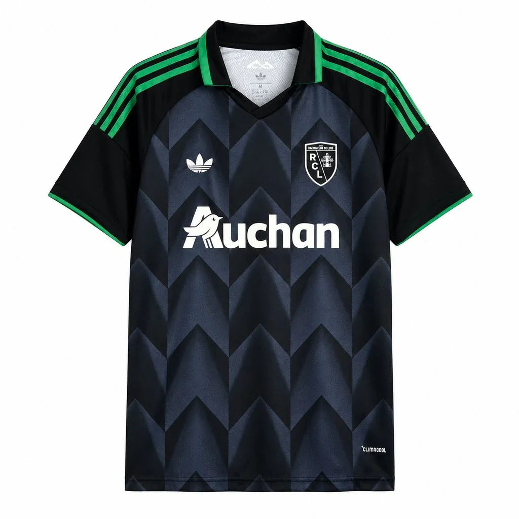 Camiseta RC Lens segunda equipación 26/27 negra - vista frontal