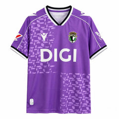 Camiseta morada del Burgos CF segunda equipación 26/27 - vista frontal