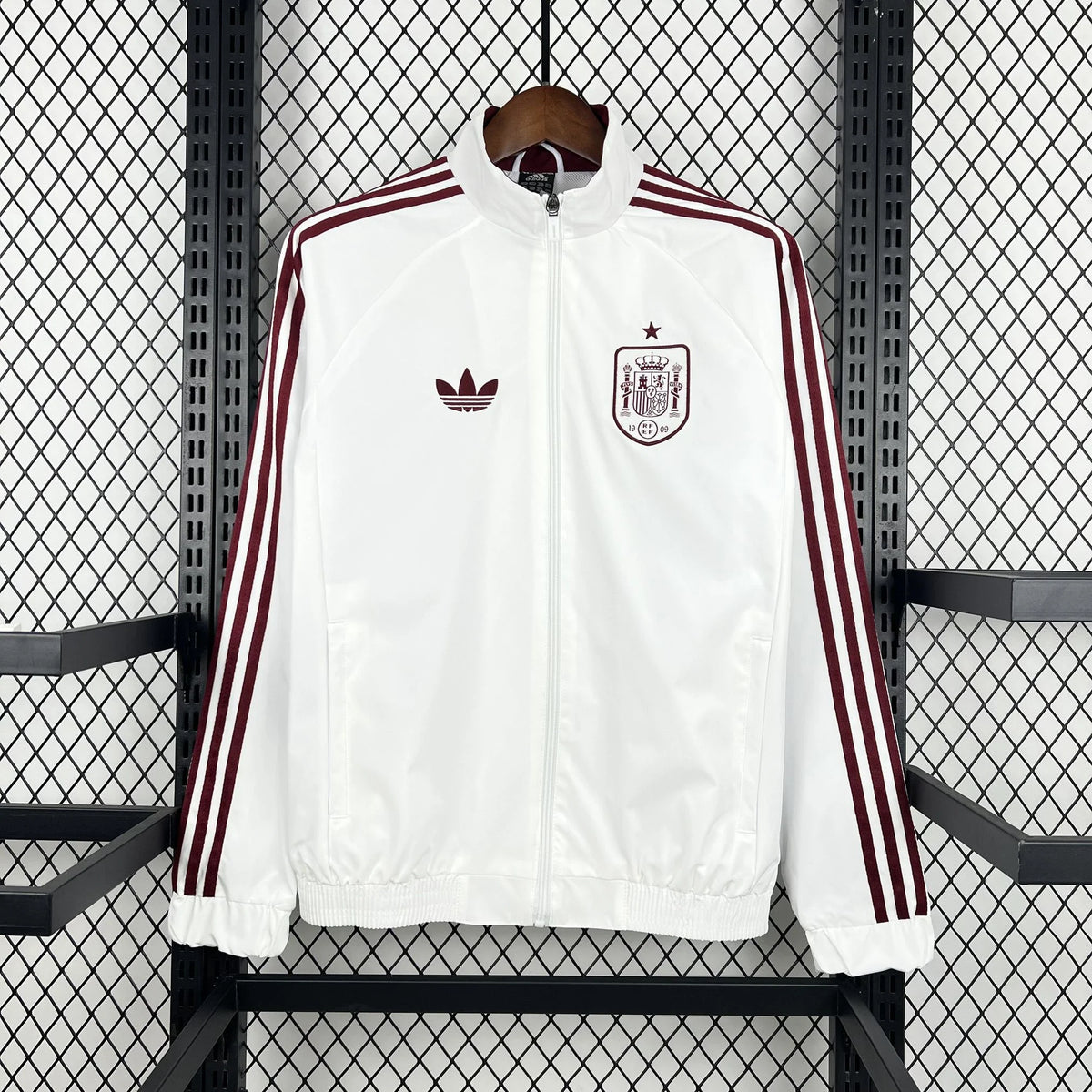 Chaqueta de España Mundial 2026 en blanco - vista frontal