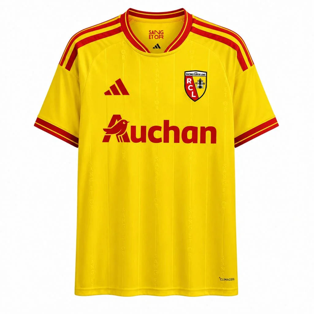 Camiseta RC Lens primera equipación 26/27 amarilla - vista frontal