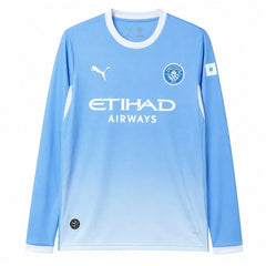 Camiseta Manchester City primera equipación 26/27 manga larga - vista frontal
