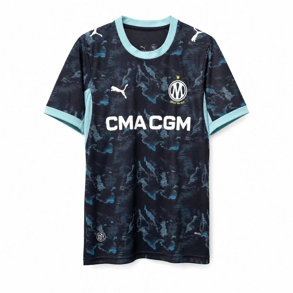 Camiseta Olympique Marsella segunda equipación 26/27 azul marino - vista frontal