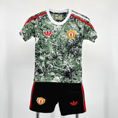 MANCHESTER UNITED  EDICION ESPECIAL STONE ROSE 24/25 CONJUNTO INFANTIL