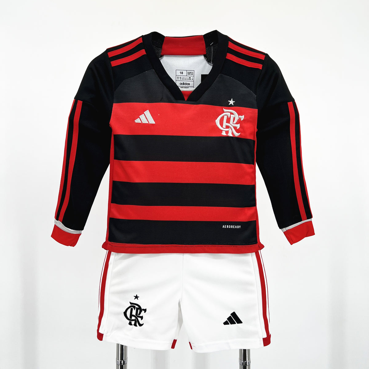 FLAMENGO LONG SLEEVS  I  24/25 CONJUNTO INFANTIL