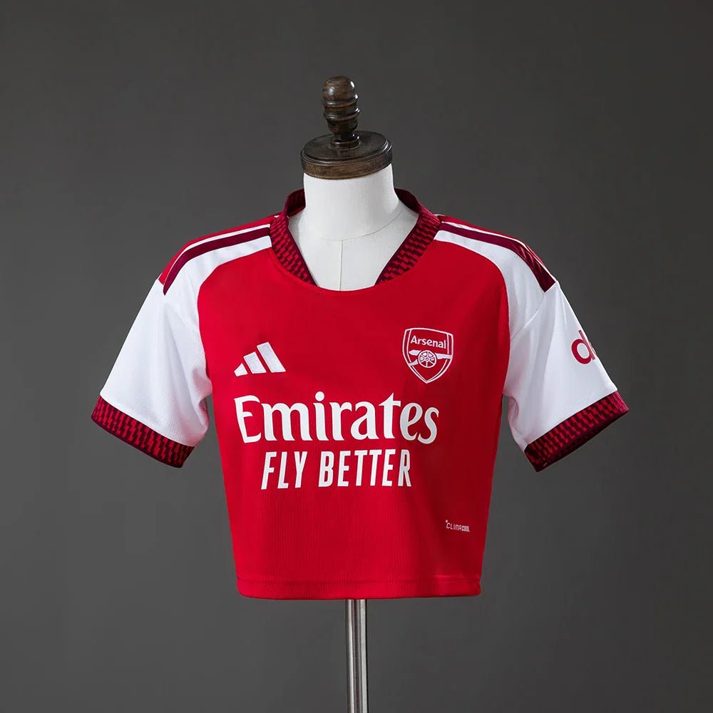 Camiseta Arsenal Primera Equipación Match 26/27 Mujer Crop Top - Bota de Oro Tienda