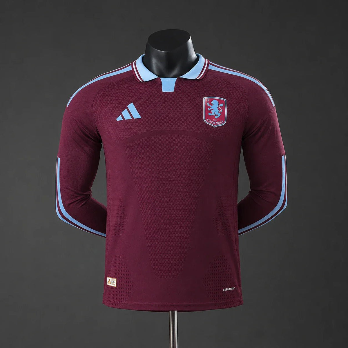 Camiseta Aston Villa Primera Equipación 26/27 Manga Larga Versión Jugador - Bota de Oro Tienda