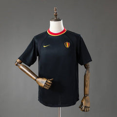 Camiseta Bélgica Segunda Equipación 2000 Retro - Bota de Oro Tienda