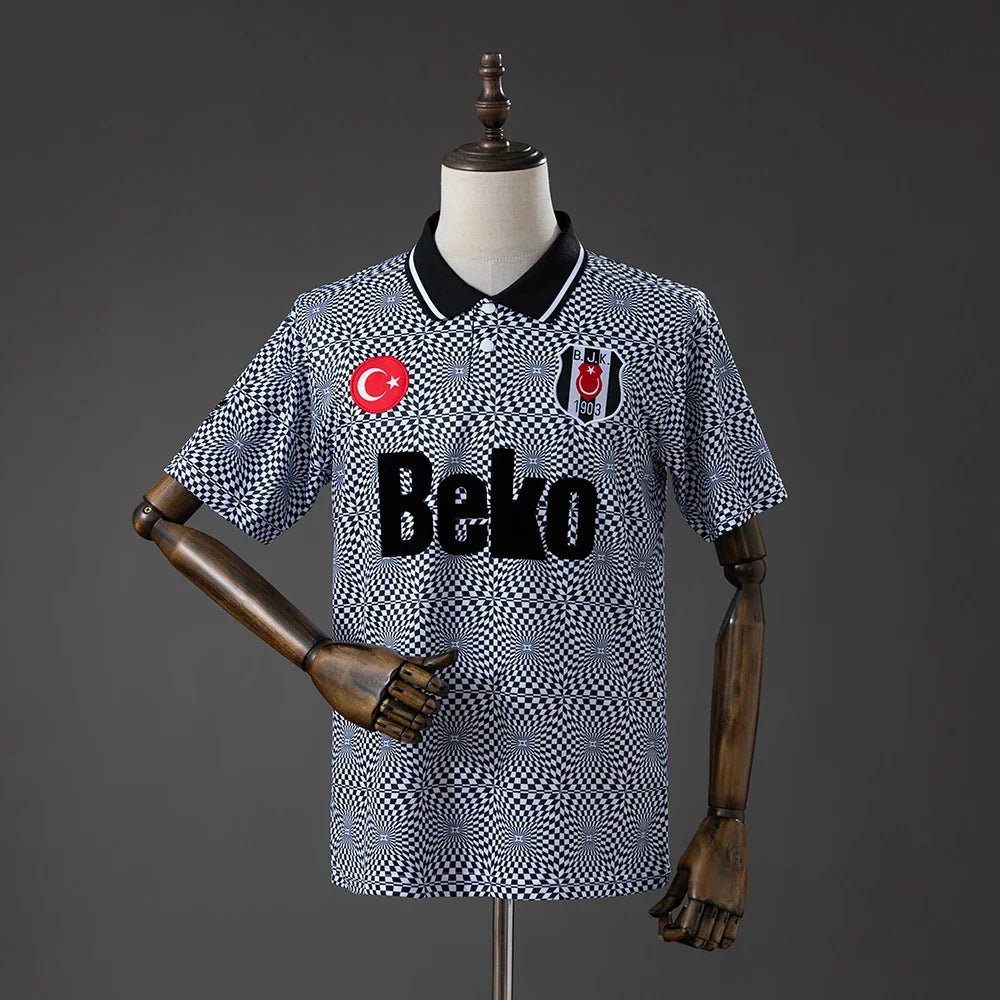 Camiseta Besiktas Primera Equipación 91/92 Retro - Bota de Oro Tienda
