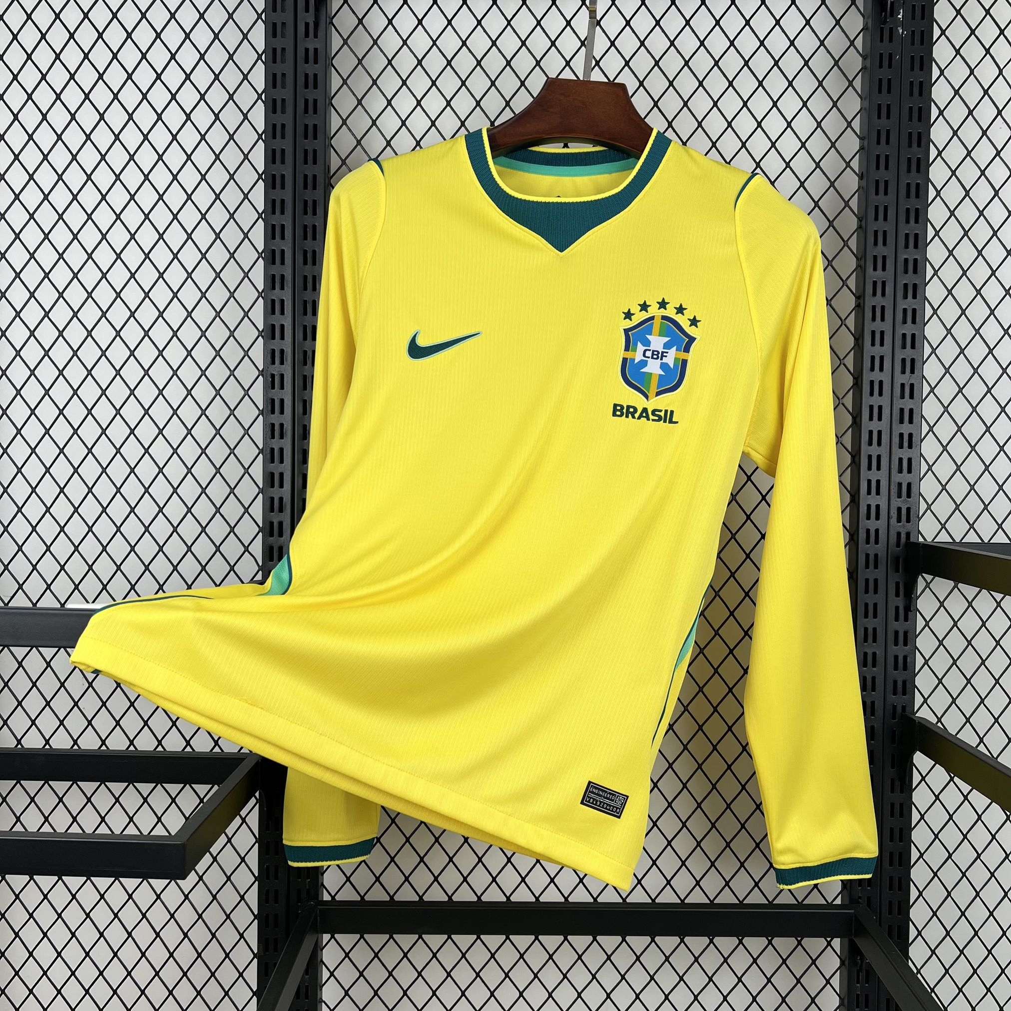 Camiseta Brasil Primera Equipación Mundial 2026 Manga Larga - Bota de Oro Tienda