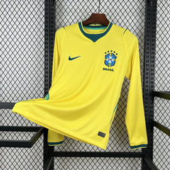 Camiseta Brasil Primera Equipación Mundial 2026 Manga Larga - Bota de Oro Tienda