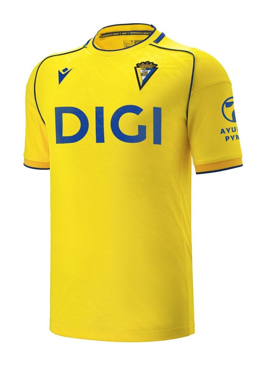 CAMISETA CADIZ PRIMERA EQUIPACION 25/26 HOMBRE - Bota de Oro Tienda