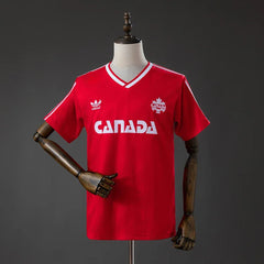 Camiseta Canadá Primera Equipación 1986 Retro - Bota de Oro Tienda